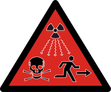 Neues Warnzeichen direkt angefährlichen radioaktiven Strahlern